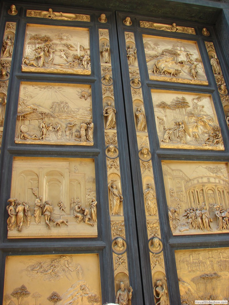 Florencja - Baptisterium Santa Giovanni - Drzwi Raju